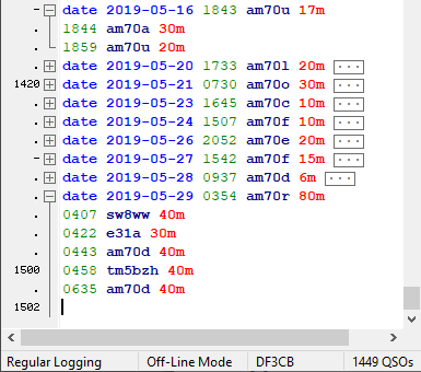 FLE Date Folding